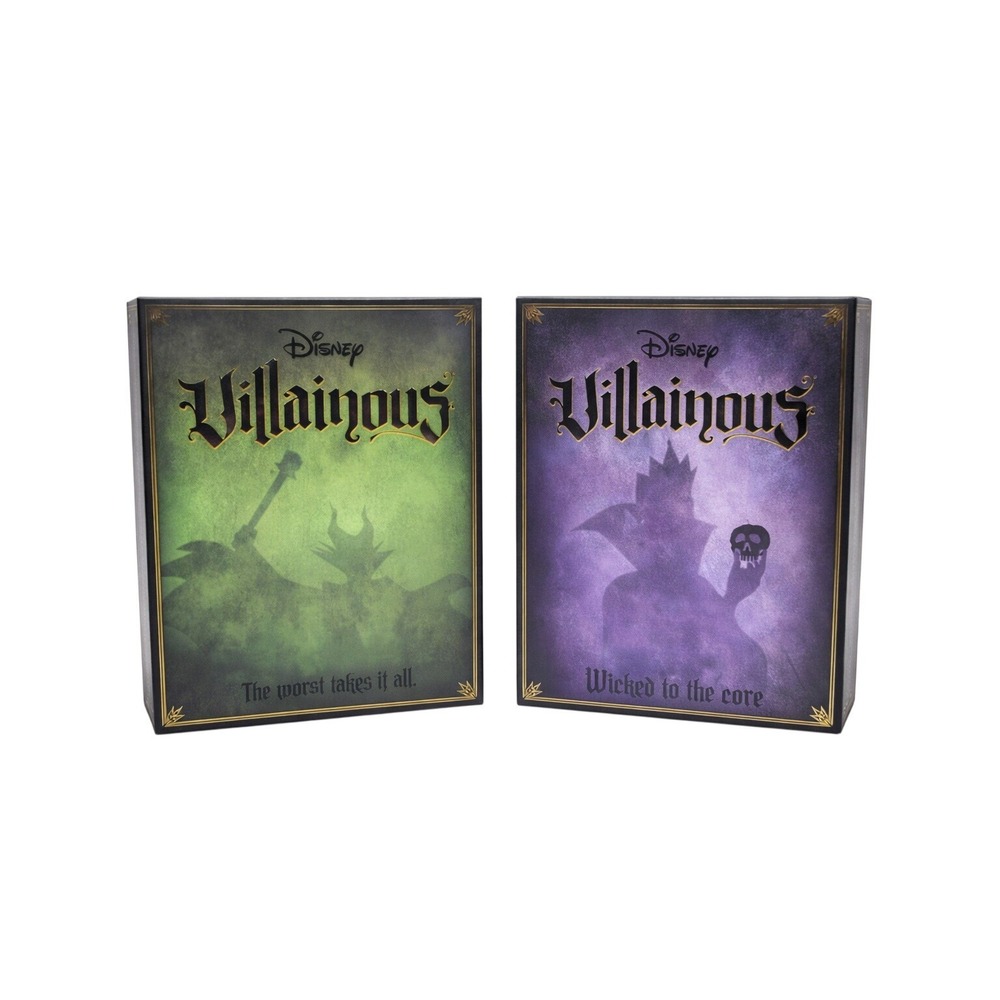 Disney Villainous Board Game Bundle The Worst Takes It All & Wicked To The Core